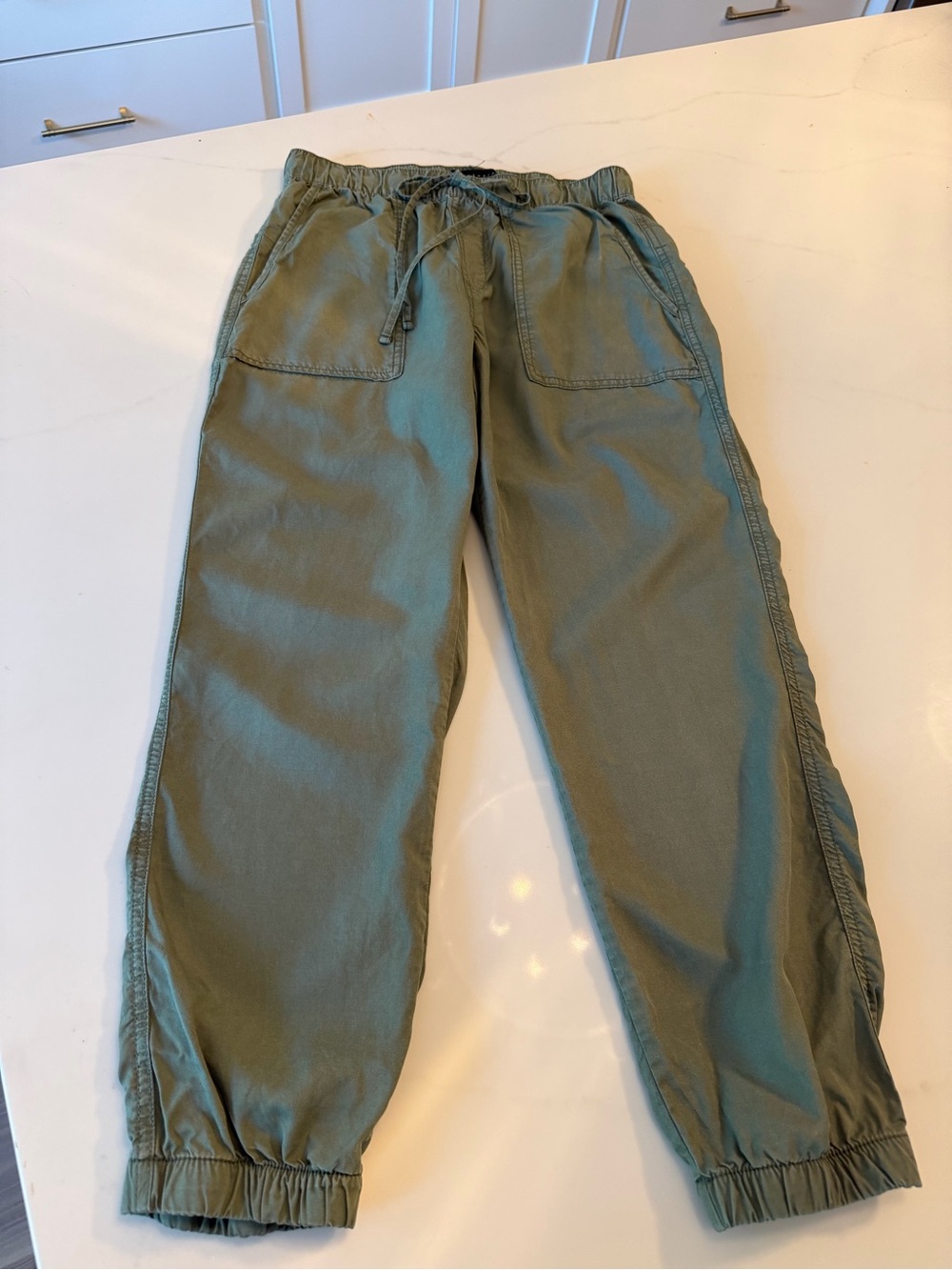 Sanctuary Olive Green Lyocell Utility Jogger Pants Size Small